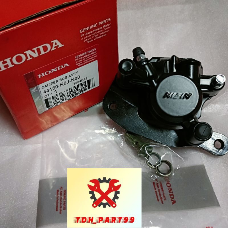 CALIPER CAKRAM DEPAN ASSY KEPALA BABI DEPAN HONDA GENIO 2019-2021- SCOOPY NEW ESP - BEAT DELUXE 4415