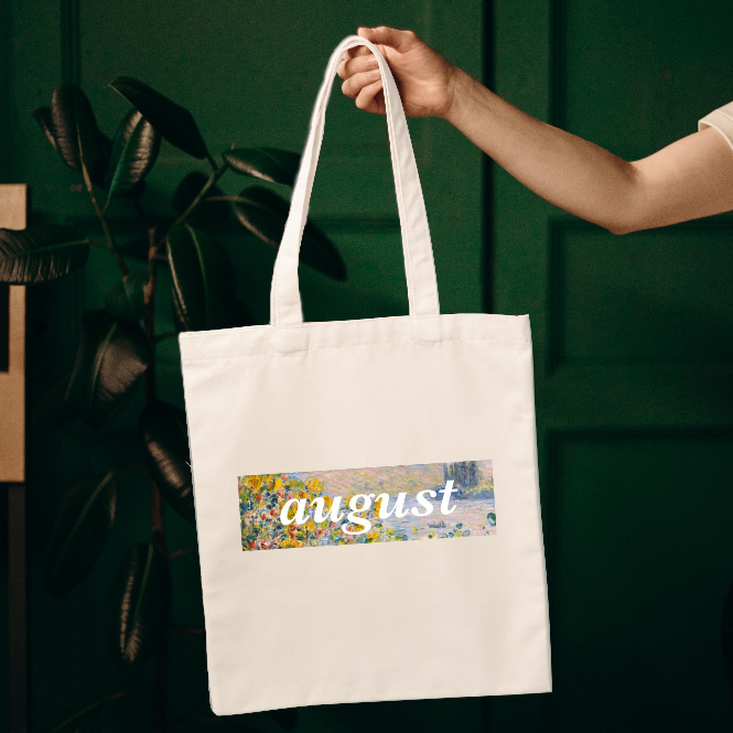 Taylor Swift Folklore August Totebag Canvas - Taylor Swift Totebag