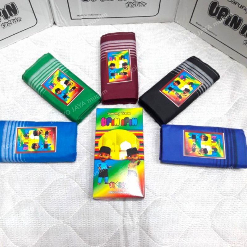 Sarung Anak Upin Ipin Umur 4-10 Tahun