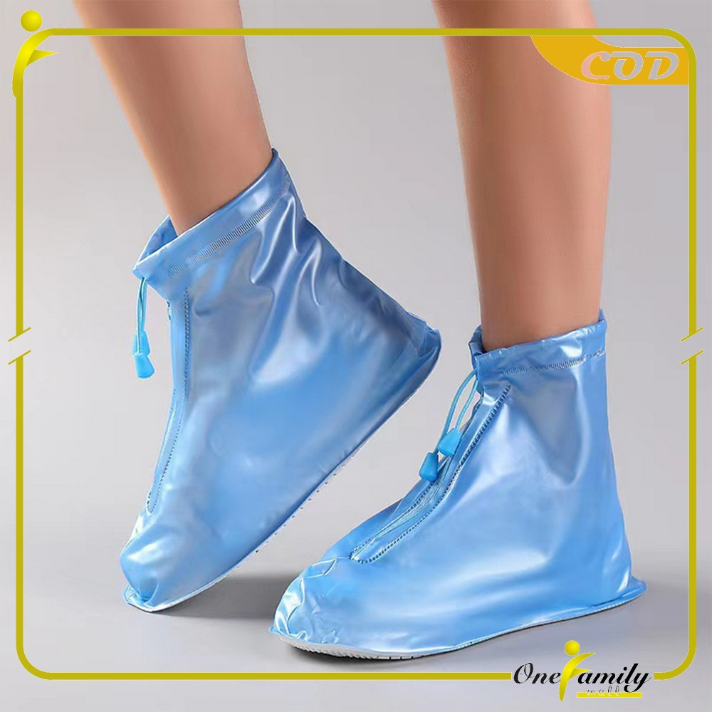 ONE-C898 Pelindung Sepatu Anti Air Unisex Tahan Air / Jas Hujan Sepatu Waterproof / Cover Shoes Jas Hujan Mantel Tahan Air Dari Hujan