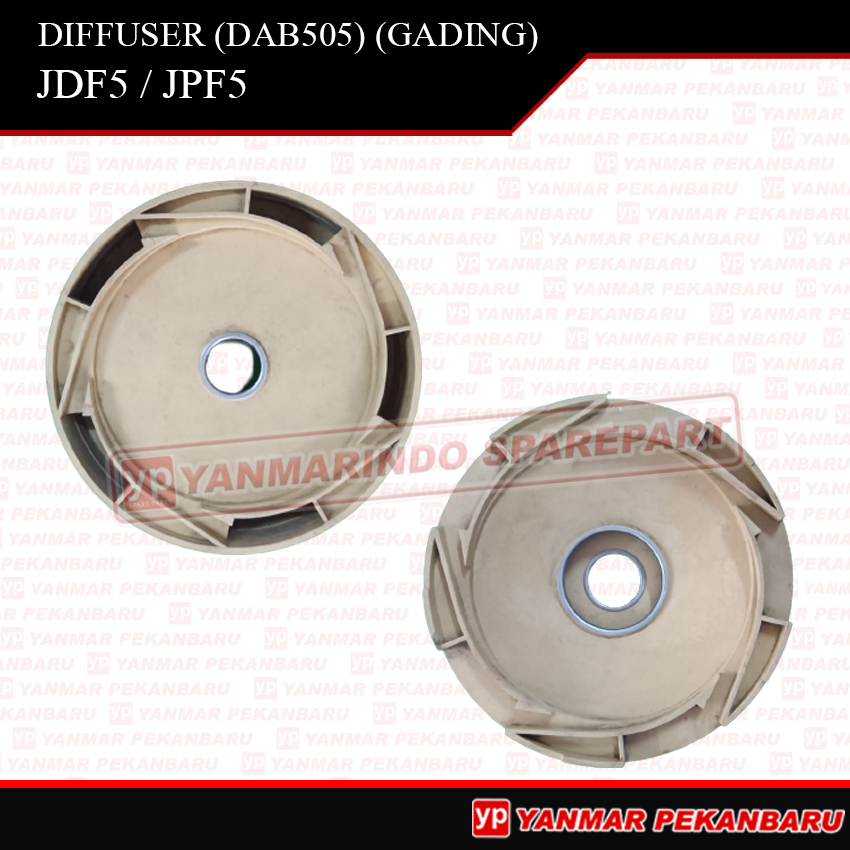 Diffuser Tutup Kipas Pompa DAB505 Mesin Pompa Air Jet Pump