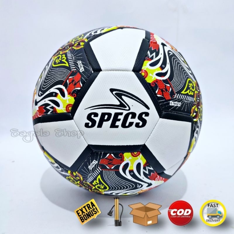 Bola Sepak Specs Size 5 Illuzion Mada II Jahit Import
