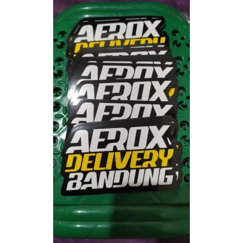 stiker aerox delivery bandung limited