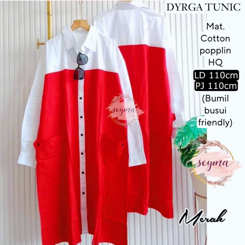 dyrga tunik merah putih tunik merah putih tunik spesial kemerdekaan