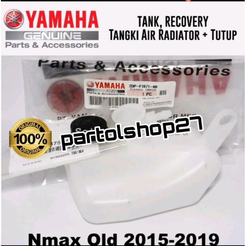 Yamaha Tutup Tangki Recovery Air Cadangan Radiator Nmax N Max Old Asli Original Yamaha
