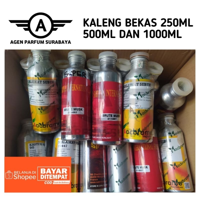 KALENG BEKAS PARFUM 100ML/250ML/500ML/1000ML