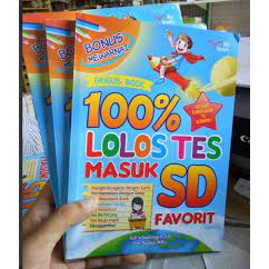 GENIUS BOOK - 100% LOLOS TES MASUK SD FAVORIT - SESUAI KURIKULUM TK TERBARU - BONUS MEWARNAI - BUKU 