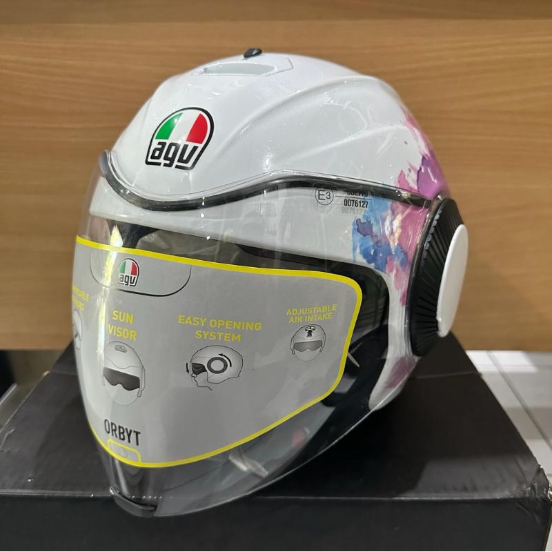 HELM HALF FACE AGV ORBYT FINE