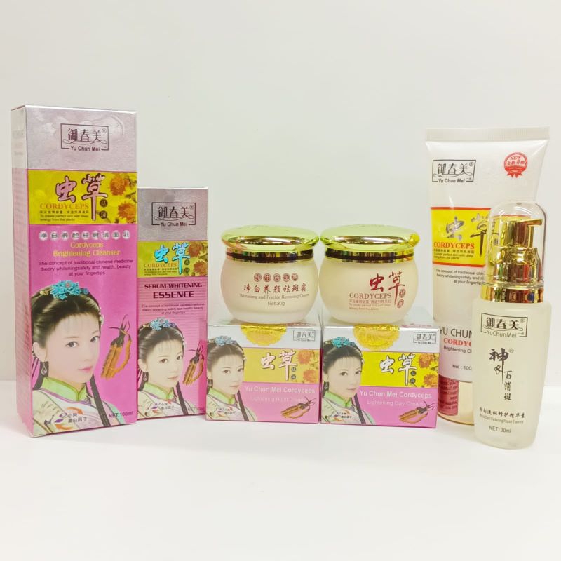 Paket Cream Yu Chun Mei Cordyceps Lengkap 4in1 Original Lokal