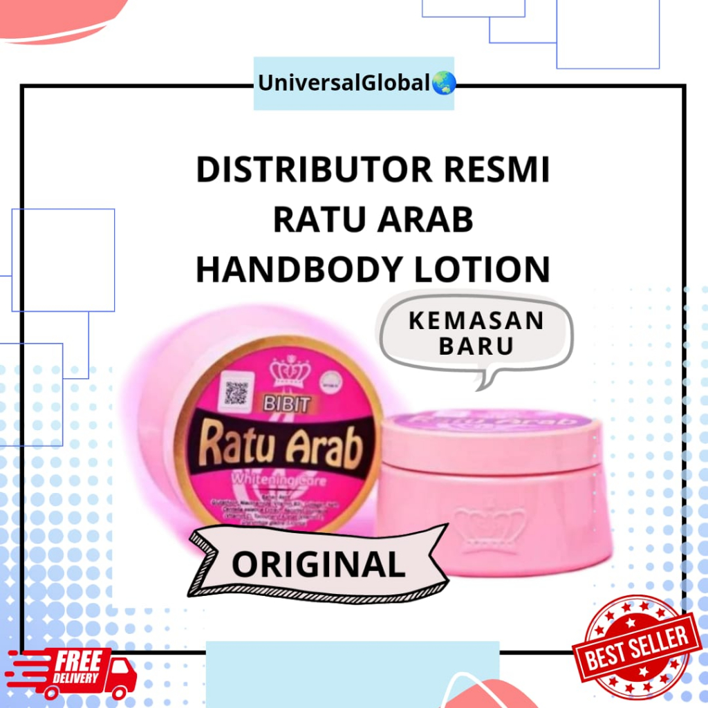 HAND BODY BIBIT RATU ARAB BEST SELLER LOTION ORIGINAL BPOM WHITENING INSTANT 7 HARI
