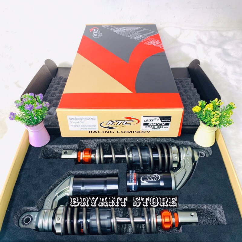 SHOCK BREAKER KTC ONYX SERIES NEW 2023 305MM 335MM 350MM 365MM TABUNG ATAS ORIGINAL SHOCKBREAKER NMAX OLD NEW AEROX PCX 150 PCX 160 XMAX