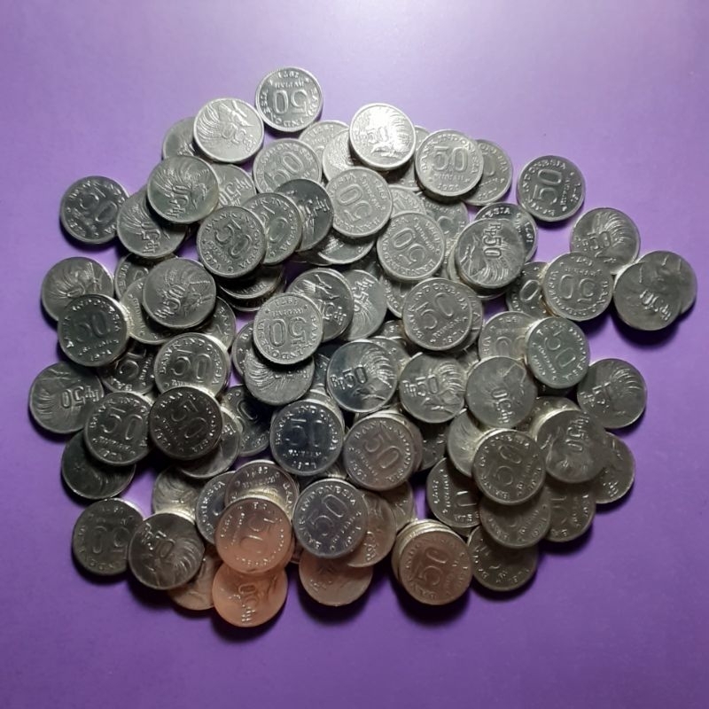 Uang koin 50 rupiah tahun 1971