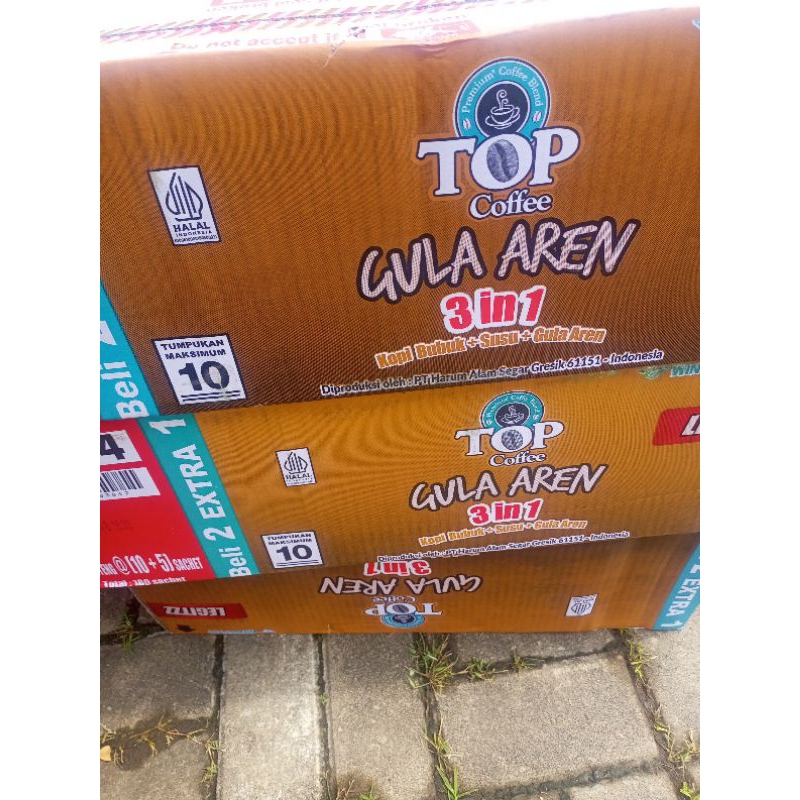 

(PROMO)top coffe gula aren 1 dus