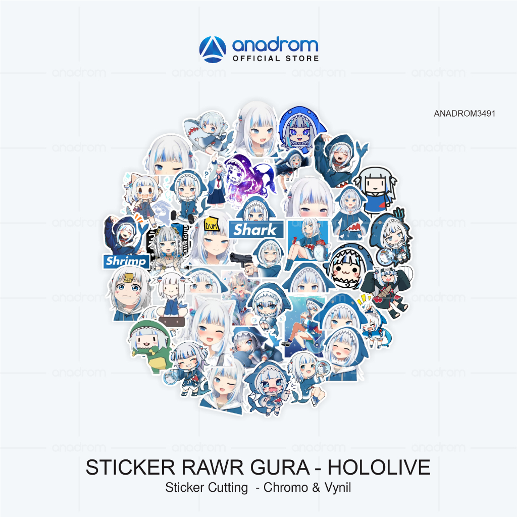 

Sticker Rawr Gura - Hololive | Sticker Anime & Aesthetic | Anadrom3491