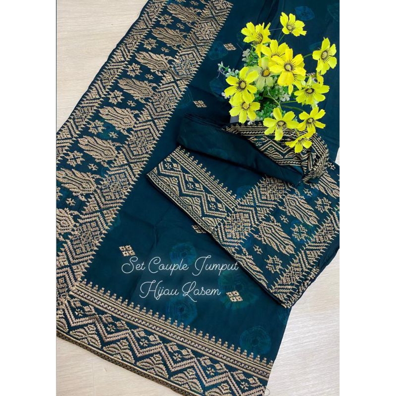 Kamen Couple, Kamen Bali Couple, Kamen Lembaran Couple, Kamen Bordir Couple