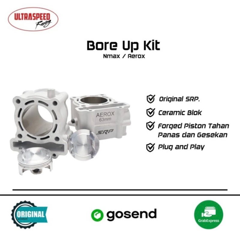 Blok Bore UP SRP Racing Yamaha Aerox / Nmax