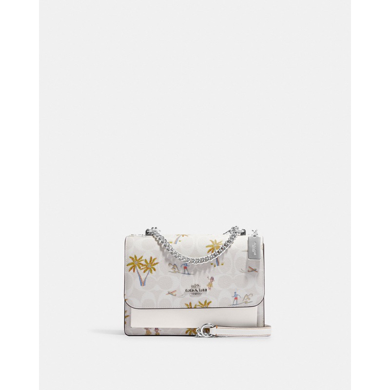 Coach Klare Crossbody In Signature Canvas With Hula Print (CJ 602)