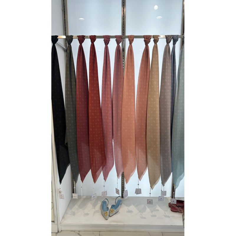 Monogram Series Buttonscarves