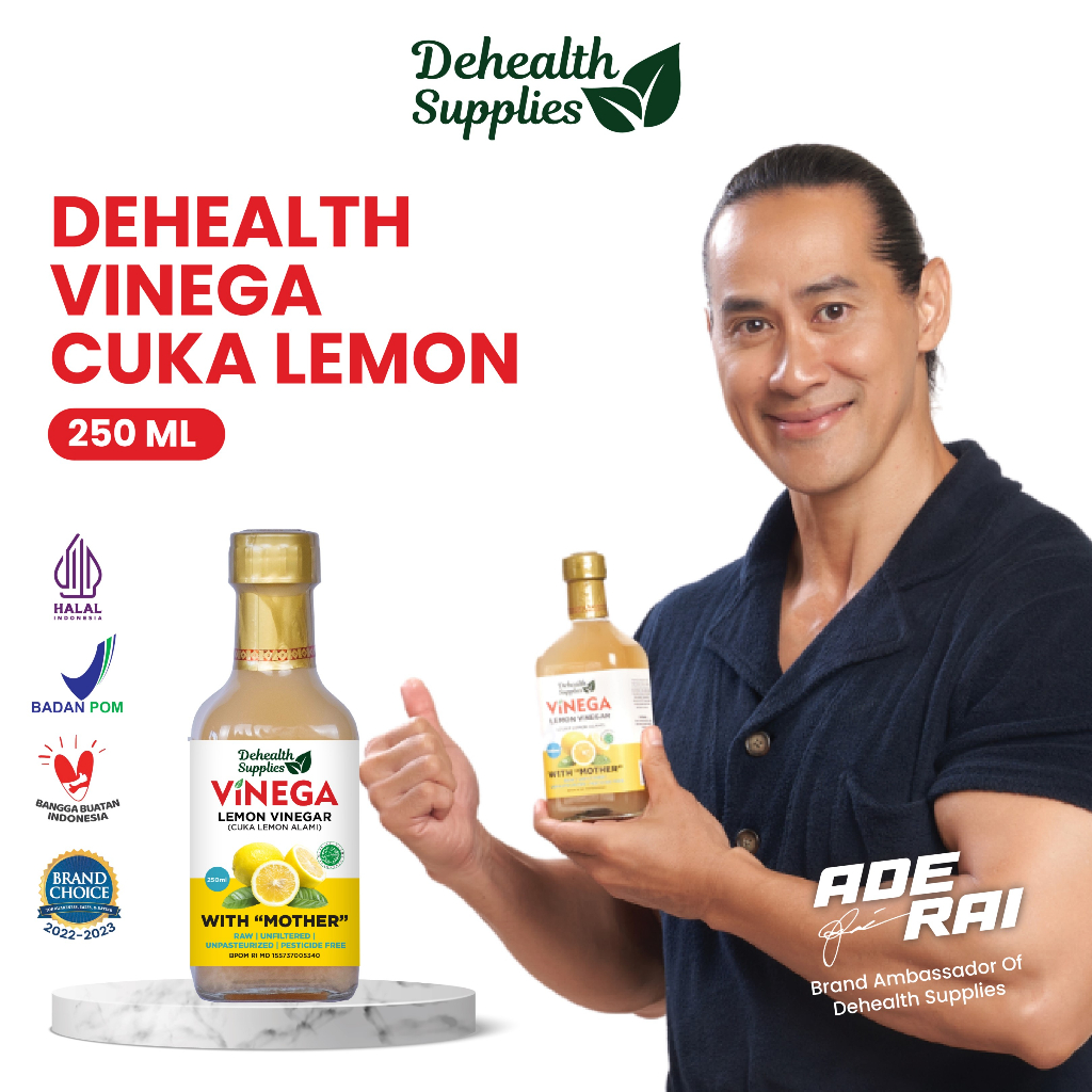 

Vinega Cuka LEMON 250ml (Botol Kaca)