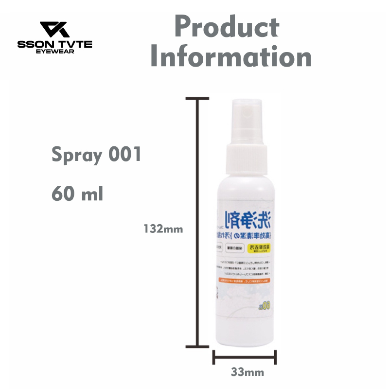 SSON TVTE - Spray Cairan Pembersih Lensa Kacamata 60 ML 001