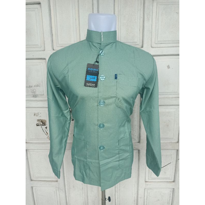 BAJU KOKO DEWASA_AMMU HAIBAH_AMMU ORIGINAL_khusus warna HIJAU MINT/SAGE