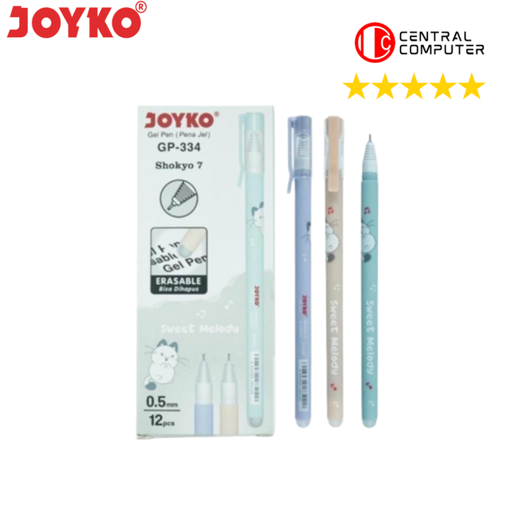 

Erasable Gel Pen Bisa Dihapus Joyko GP-334 Shokyo 7 | 1PCS