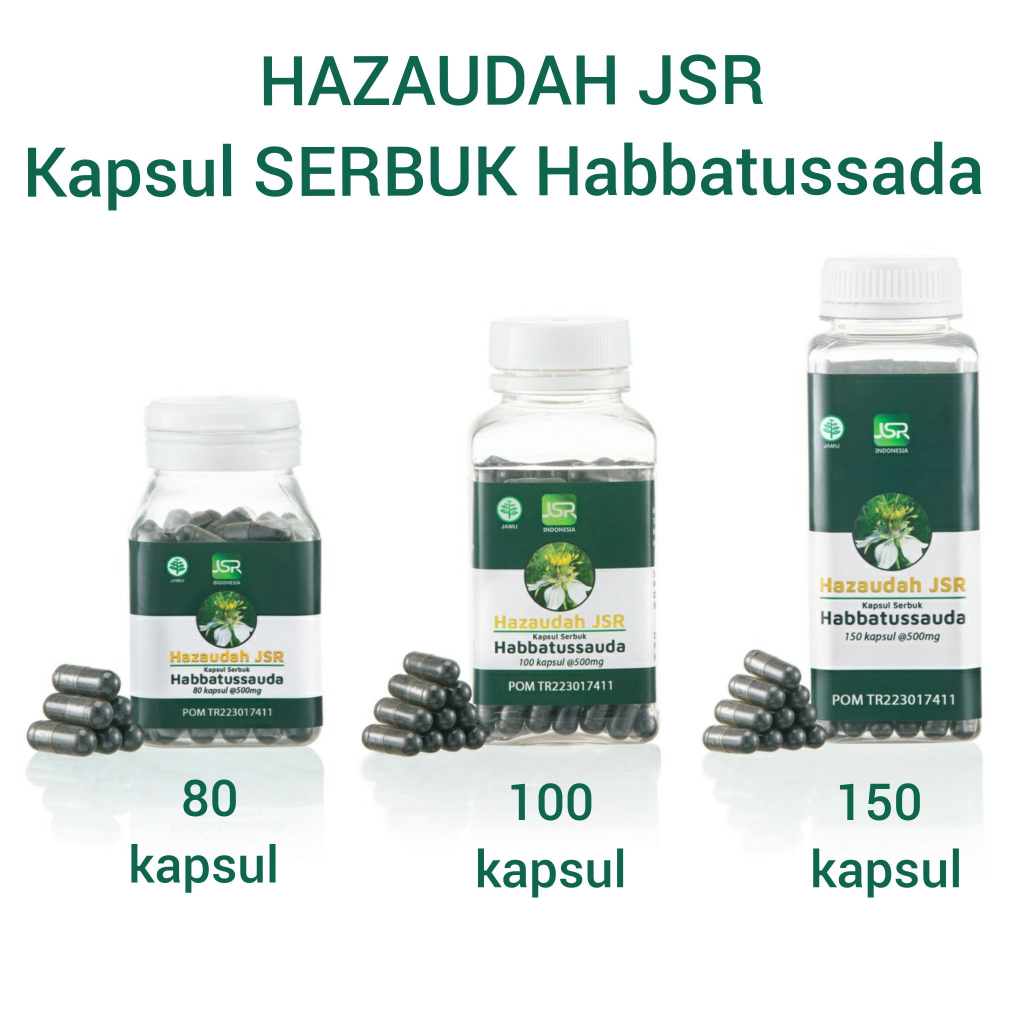 Hazaudah JSR Kapsul SERBUK Habbatussada