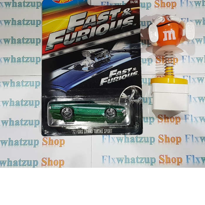 Hot Wheels 72 Ford Grand Torino Sport Fash &amp; Furious Green