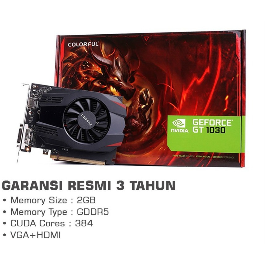 VGA Colorful GT1030 2G V3-V 2GB DDR5 Nvidia Geforce GT 1030