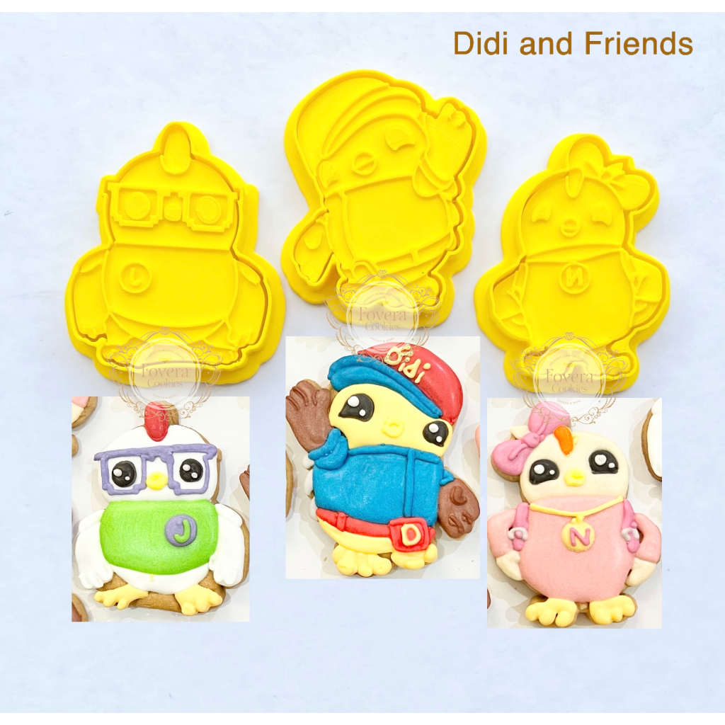 Didi and Friends COOKIE CUTTERS