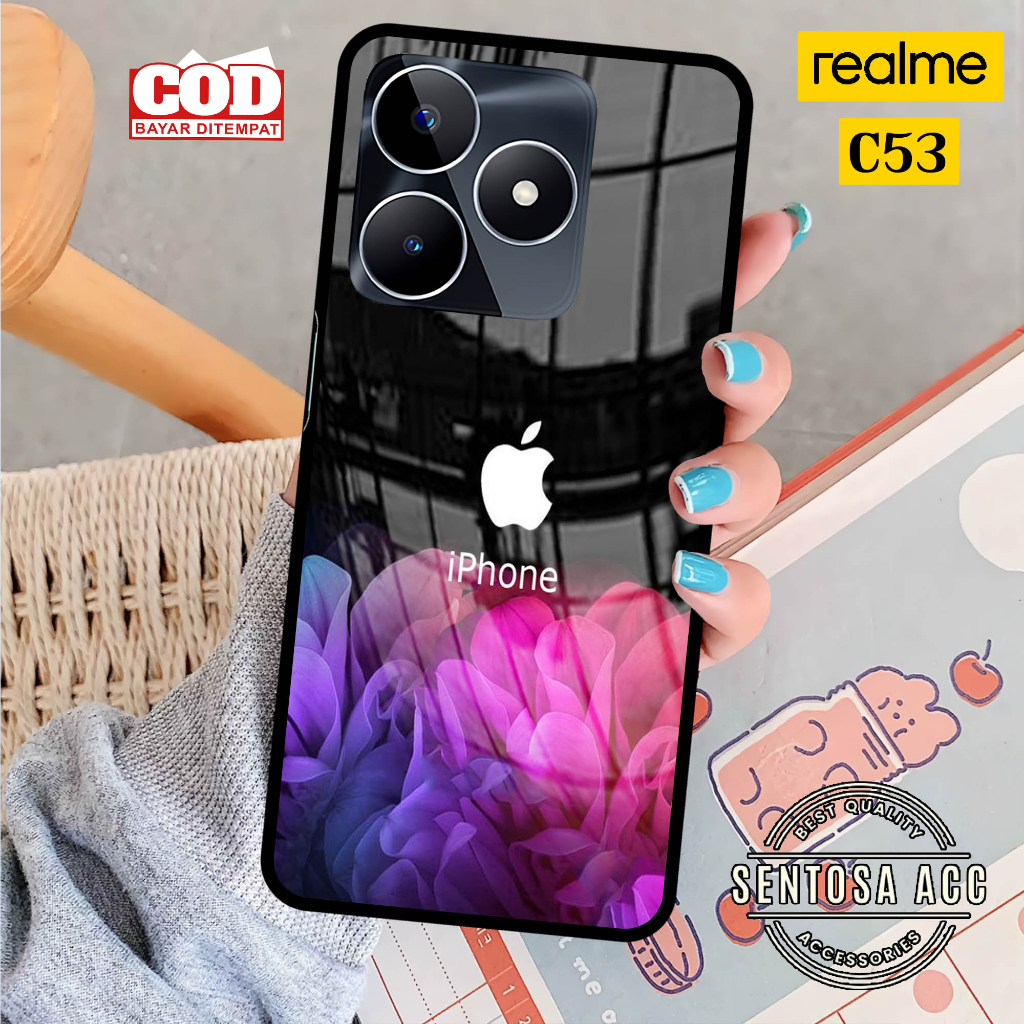 Softcase Glass Kaca REALME C53 - Casing HP REALME C53 [ S49 ].