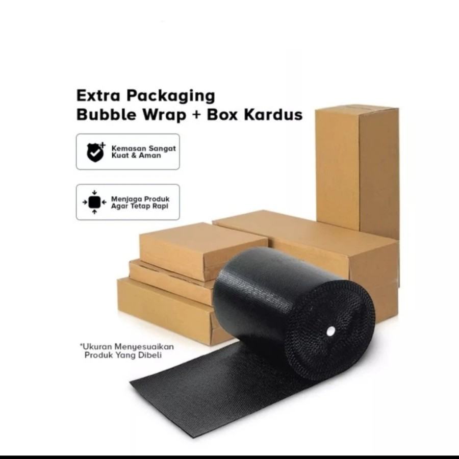 

EXTRA PACKING KARDUS ATAU BUBBLE WRAP - BUBBLE + KARDUS