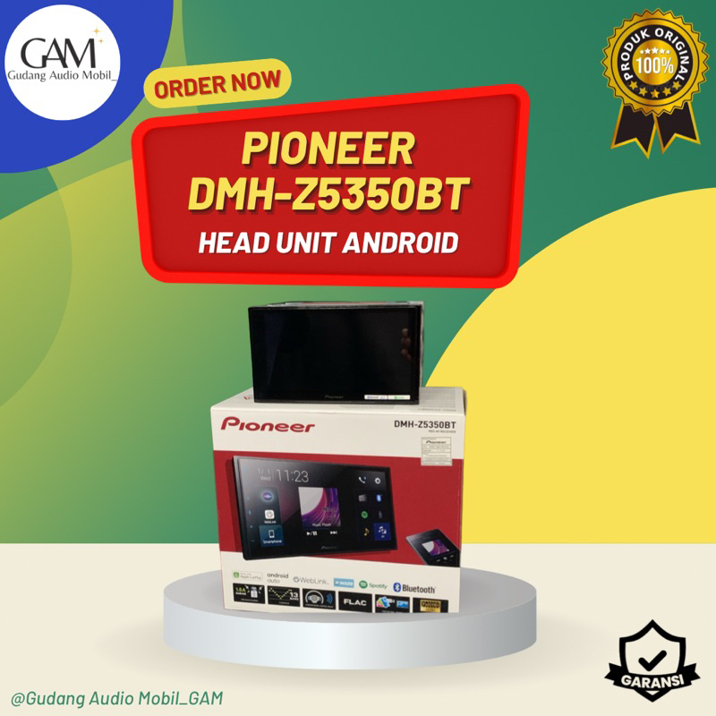 HEAD UNIT PIONEER DMH Z5350BT 2 DIN / PIONEER Z5350BT DOUBLE DIN