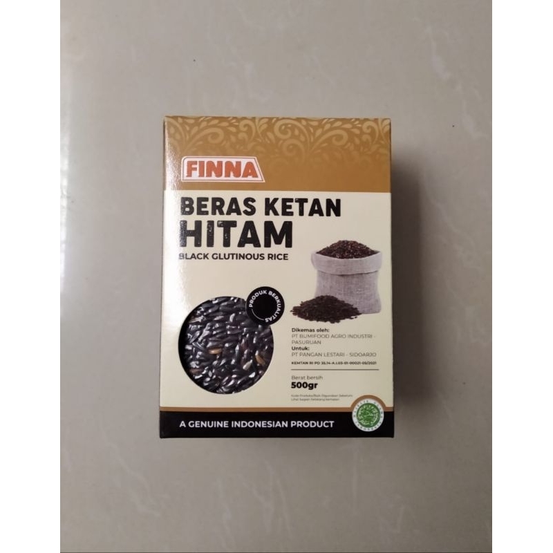 

Beras ketan hitam 500 gram Finna