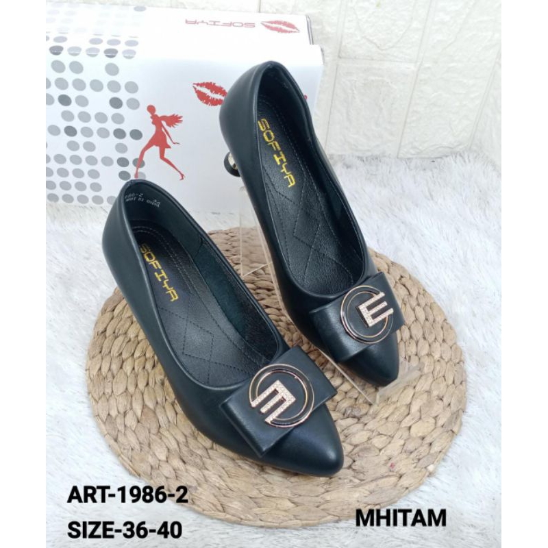 SEPATU HEELS IMPORT WANITA SOFIYA 1986-2
