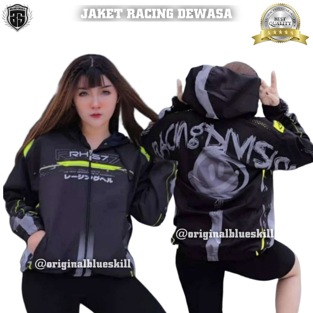 Jaket motor dewasa / jaket balap pria dan wanita / jaket olahraga / jaket racing terbaru