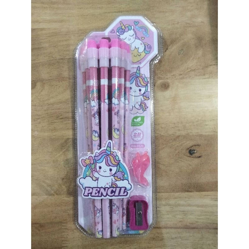 

Unicorn pencil set