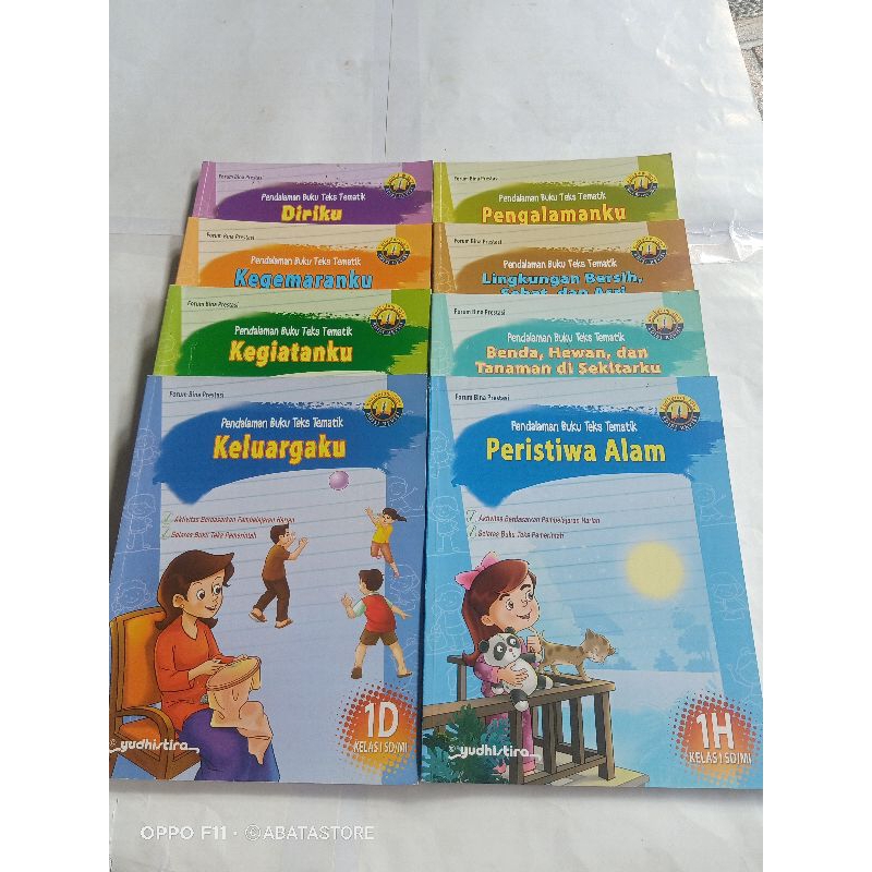 BUKU PENDALAMAN BUKU TEKS TEMATIK 1A SAMPAI 1H 8 BUKU FORUM BINA PRESTASI