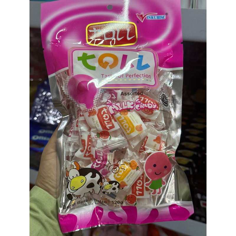 

Toll permen Susu milk Candy Pack 120 gr