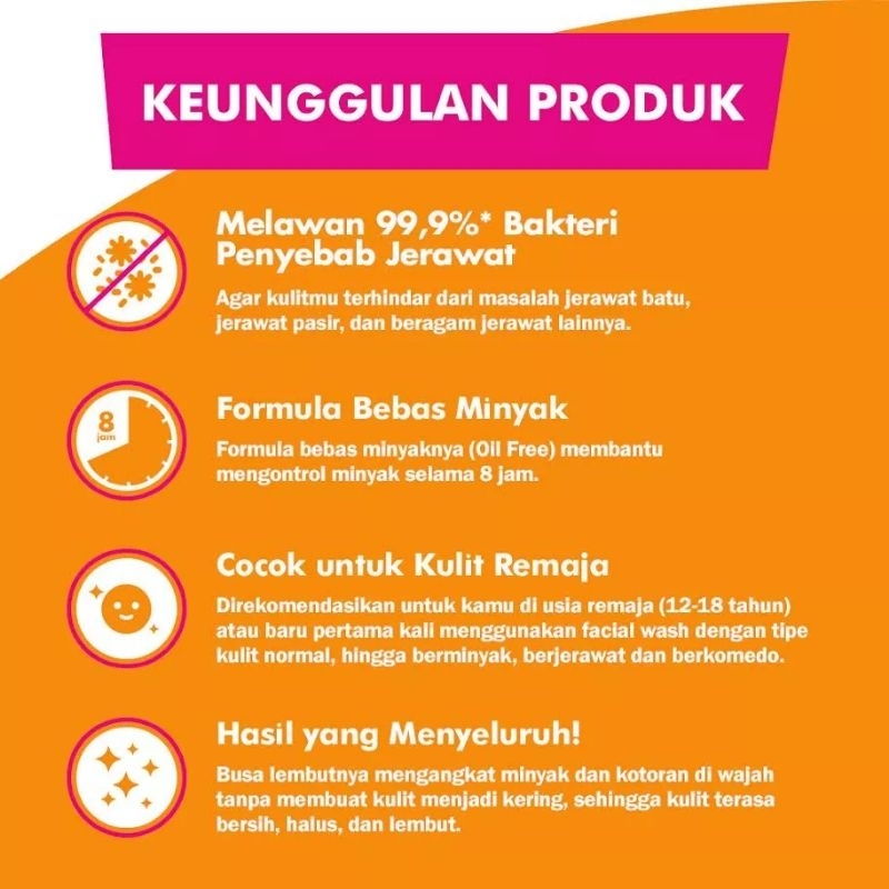 CLEAN &amp; CLEAR SABUN CUCI MUKA 100ML