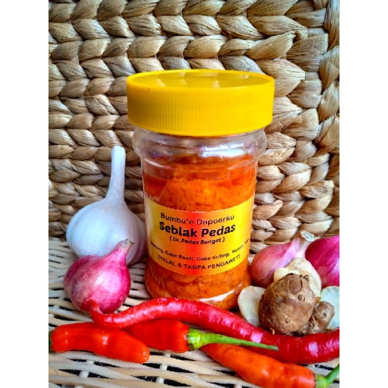 

Bumbu Instan Seblak Pedas Khas Bumbu'e Dapoerku 110 gram