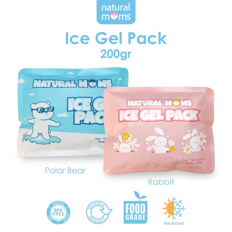 Natural Moms Ice Gel 200 gr Pendingin Asi Ice Pack