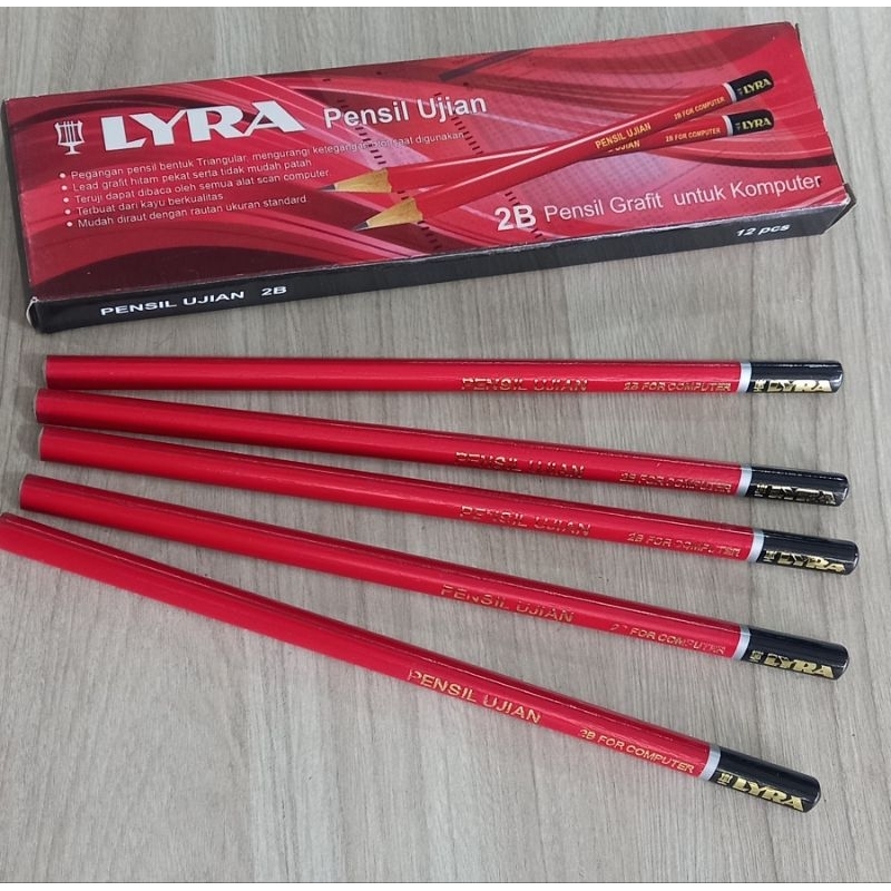 

LYRA PENSIL 2B & STAEDLER PENSIL 2B & FABER CASTEL PENSIL 2B