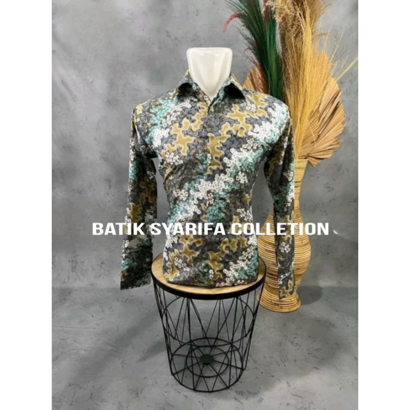 KEMEJA BATIK -  BATIK PESTA - ATASAN BATIK - BATIK PRIA KEKINIAN