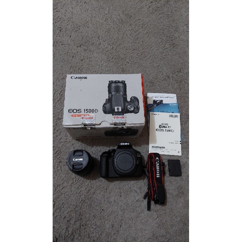 CANON 1500D FULLSET SECOND BEKAS