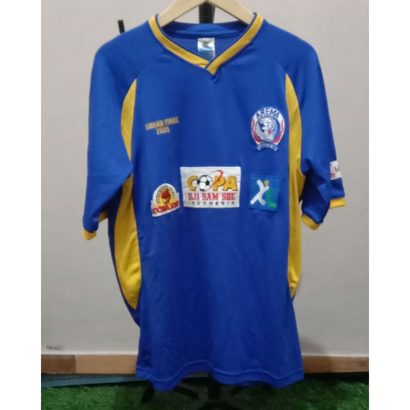 JERSEY AREMA HOME FINAL COPA INDONESIA 2005 NAMESET (J.CARLOS) #22 SIZE XL