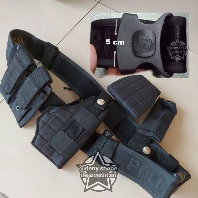 SABUK KOPEL KANVAS POLRI