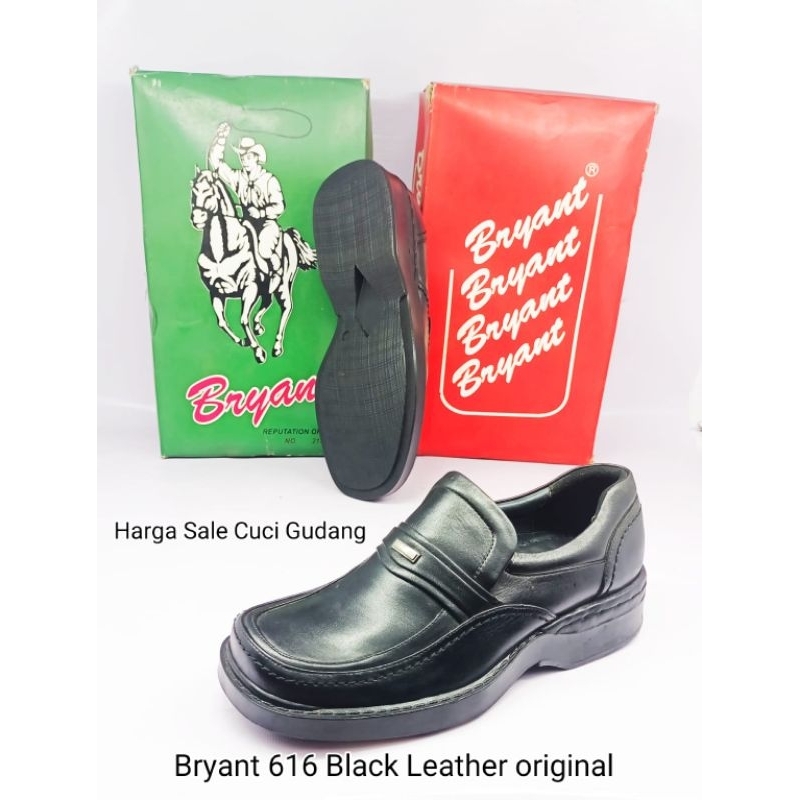 Sepatu Pria Kulit Asli Bryant 04_616.Black