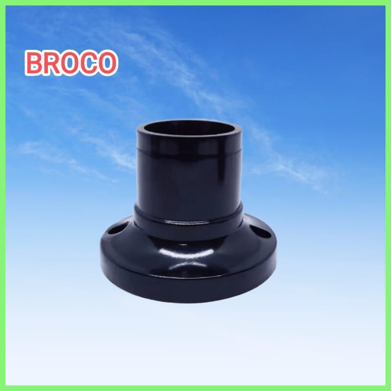Fitting Plafon BROCO 210 L / Fitting Lampu Bulat Hitam / Fitting Plafon BROCO Hitam Bulat