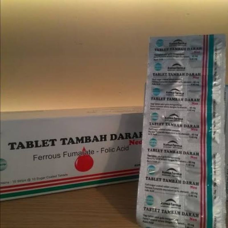 tablet tambah darah neo 1 strip 10tablet